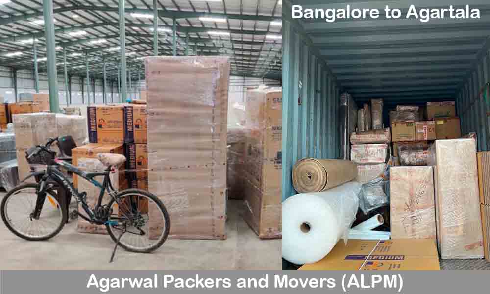 packers and movers bangalore to Agartala godown