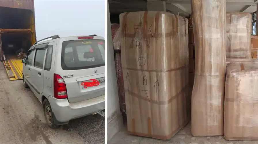 Professional packers and movers from Noida to Pune packing and loading boxes for intercity shifting